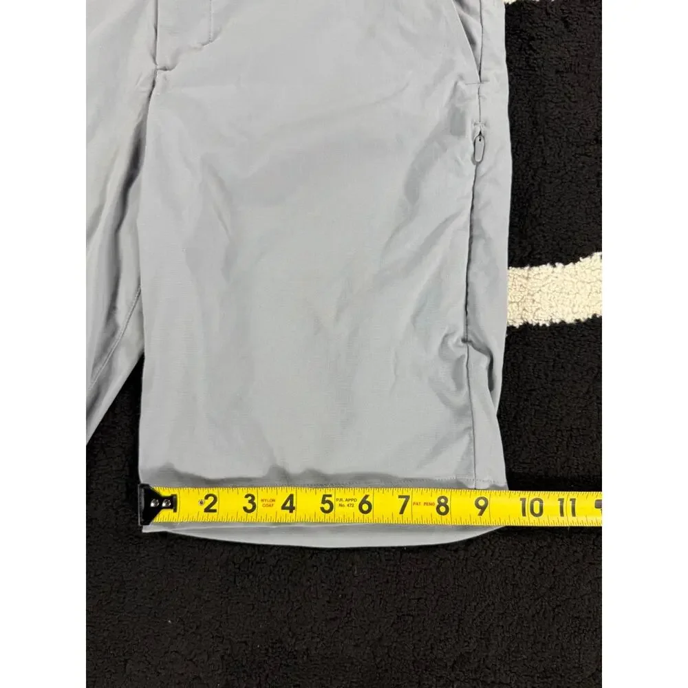 Lululemon Shorts Mens 30x10 Gray Commission Nylon Stretch Travel Golf